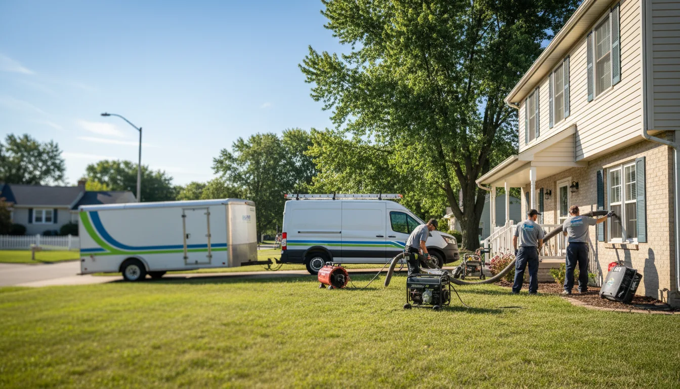 Flooded Basement Restoration And Cleanup With Repair in Leon, IA near me
